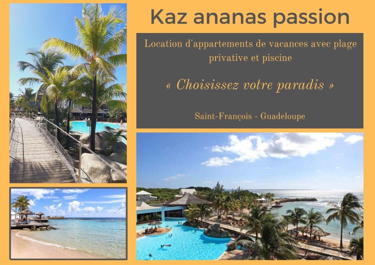 Appartamento F3 _ Kaz Ananas Passion Au Manganao Saint-Francois  Esterno foto